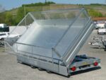 Humbaur HTK 3500.41 ALU Tridem Gitteraufsatz, Rampen, Stützen – Bild 6