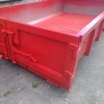 Abrollcontainer 4,5m Baucontainer Flügeltüre – Bild 2