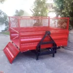 Heckmulde Ilma 3-Seiten-Kipper Gitter fest 2,0 m  x 1,6 m
