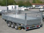 Humbaur HTK 3500.41 ALU Tridem Gitteraufsatz, Rampen, Stützen – Bild 7