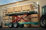 Scherenhubbühne als Hebebühne für Obstbau Tandem – Bild 6