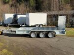 Tieflader Saris Magnum S MG 400 182 3500 3 - 4 Meter Baumaschinenanhänger Tridem – Bild 8