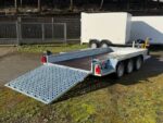 Tieflader Saris Magnum S MG 400 182 3500 3 - 4 Meter Baumaschinenanhänger Tridem – Bild 2