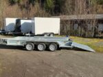 Tieflader Saris Magnum S MG 400 182 3500 3 - 4 Meter Baumaschinenanhänger Tridem – Bild 4