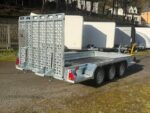 Tieflader Saris Magnum S MG 400 182 3500 3 - 4 Meter Baumaschinenanhänger Tridem – Bild 5
