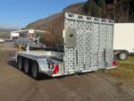 Tieflader Saris Magnum S MG 400 182 3500 3 - 4 Meter Baumaschinenanhänger Tridem