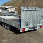 Tieflader Saris Magnum S MG 400 182 3500 3 - 4 Meter Baumaschinenanhänger Tridem – Bild 14