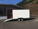 Kofferanhänger WM Meyer AZ 2740/185 S35 - 4 mtr. Koffer mit Heckrampe – Bild 2