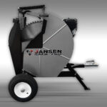 Wippsäge, Brennholzsäge Jansen SMA-700, 700 mm Blatt, Batteriestarter