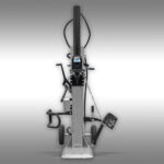 Holzspalter Jansen TS-22E, 22 t mit Stammheber, Elektromotor 4 kW – Bild 2