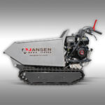 Raupendumper Jansen RD-200, hydraulische Mulde, 9 PS Benzinmotor – Bild 6