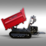 Raupendumper Jansen RD-1000, Kettendumper Motordumper, 3 Seiten-Kipper – Bild 7