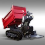 Raupendumper Jansen RD-1000, Kettendumper Motordumper, 3 Seiten-Kipper – Bild 3