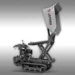 Raupendumper Jansen RD-300pro, hydraulische Mulde mit Hochkippsystem – Bild 2