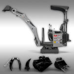 Jansen Minibagger MB-1500, Microbagger, Benzin – Bild 4