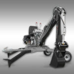Jansen Minibagger MB-360° Benzin Schreitbagger inkl. 20cm Löffel 360° Drehkranz – Bild 3