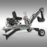 Jansen Minibagger MB-360° Benzin Schreitbagger inkl. 20cm Löffel 360° Drehkranz – Bild 7