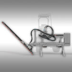 Traktor Hecken Schere Jansen THS-180, Mähbalken, Frontlader, 180 cm – Bild 5