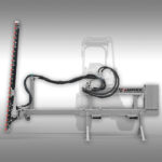 Traktor Hecken Schere Jansen THS-180, Mähbalken, Frontlader, 180 cm – Bild 6