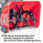 Hecht 9666 Benzin Schneefräse – Bild 4