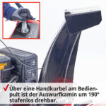 Hecht 9666 Benzin Schneefräse – Bild 5