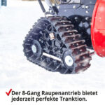Hecht 9666 Benzin Schneefräse – Bild 7