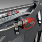 Jansen MB-700 Minibagger, 8,5 PS Benzin, Komplett-Set, Verstellfahrwerk – Bild 7