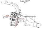 Laubverladegebläse Jansen LG-1300, Laubsauger, Laubbläser, Anbaurahmen – Bild 8