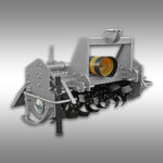 Traktorfräse Jansen TBF-125, Bodenfräse, Heckfräse, Ackerfräse, 1,25 m