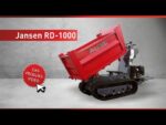 Raupendumper Jansen RD-1000, Kettendumper Motordumper, 3 Seiten-Kipper – Bild 8