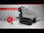 Raupendumper Jansen RD-600, Benzinmotor, hydrostatisch, Kettendumper – Bild 8