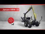 Holzrückewagen Jansen HRW-15, Holzanhänger mit Ladekran – Bild 6